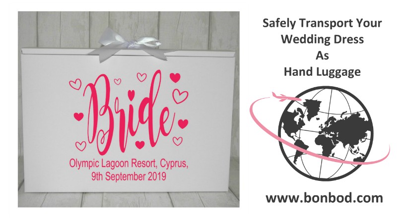 wedding dress travel box for weddings in cyprus