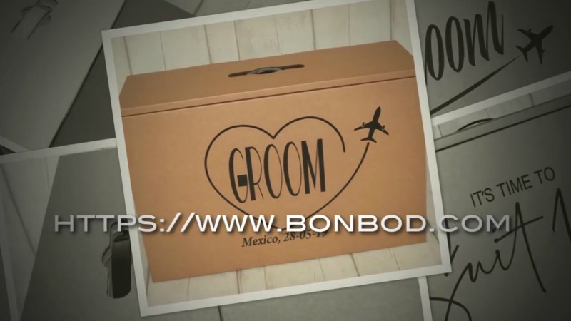 A Groom Suit Airline Hand Luggage Carry Box 